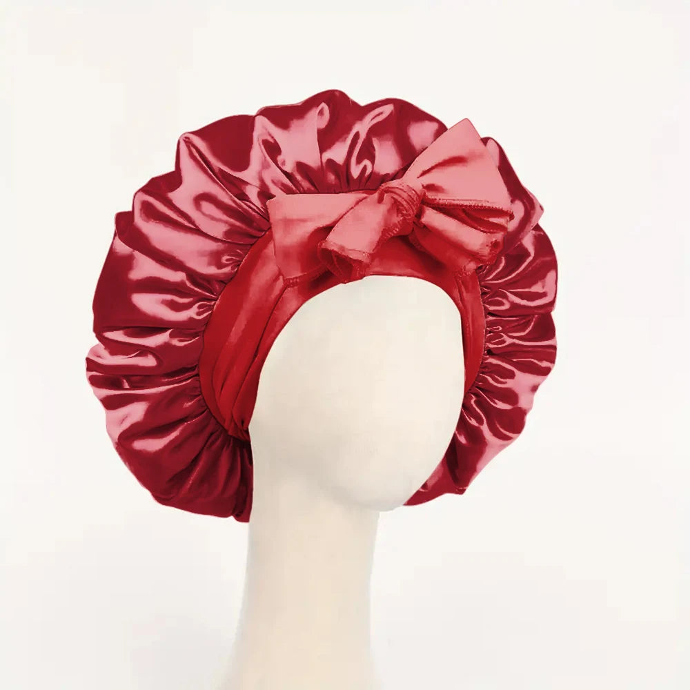 Adjustable Satin Silk Hair Bonnet