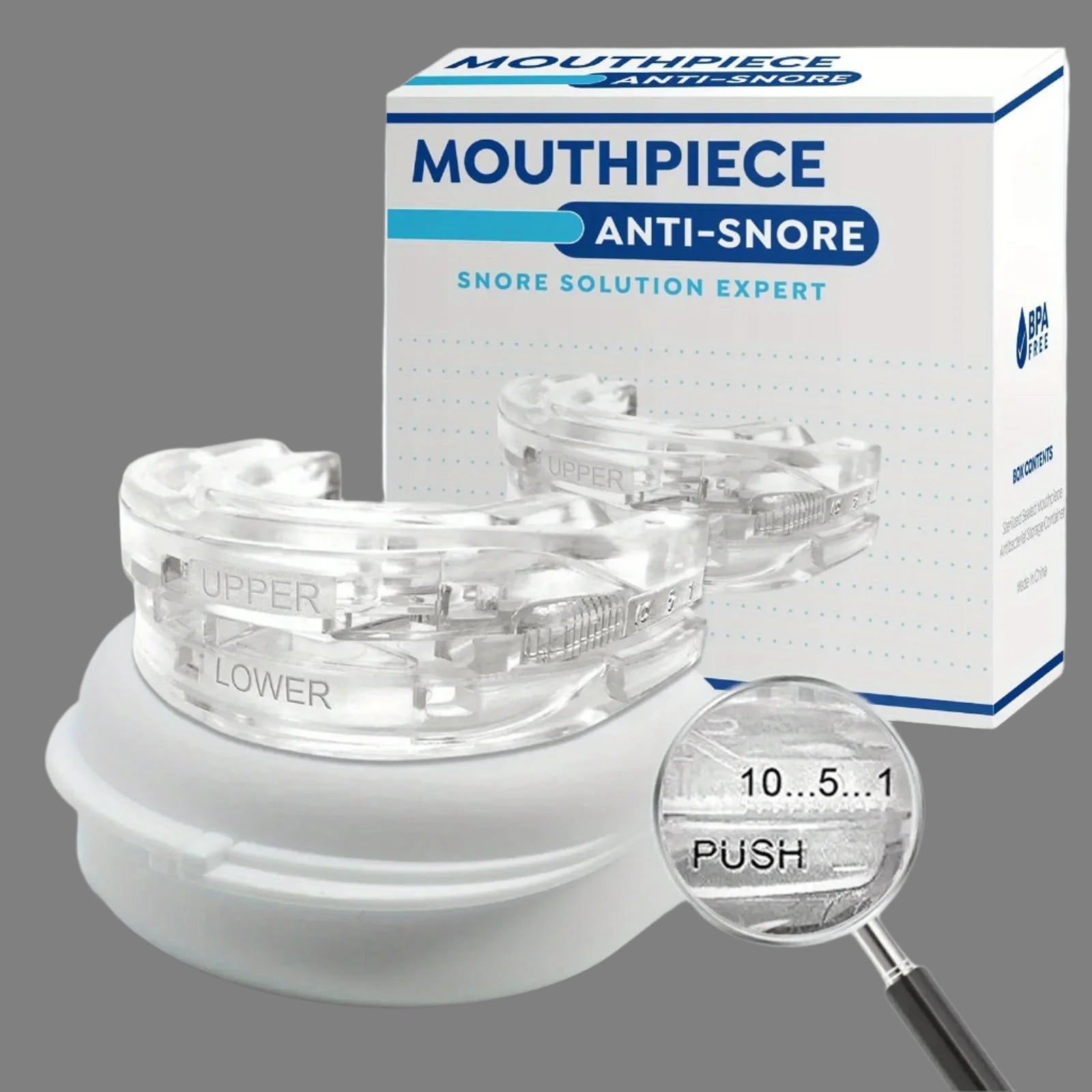 The Anti-Snoring Mouth Guard, Adjustable Mouthpiece